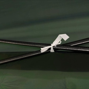 Perete lateral impermeabil cu fereasta 3 x 2 m, verde pentru pavilioanele Cattara - TT13341 - Img 4