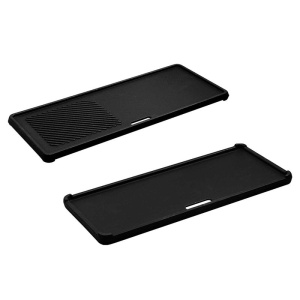 Plita din fonta cu 2 fete neteda si grill 43 x 20,5 cm pentru gratar Monroe Pro 3 Enders - 7882