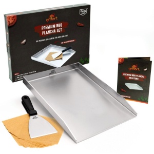 Plita tip plancha cu spatula din inox de 4 mm, dimensiune universala 30x40x3,6 cm, compatibila inductie Grillart - GA-1031-2