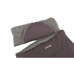 Sac de dormit reversibil Outwell Contour - Dark Purple - Fermoar Dreapta 4