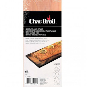 Set 2 placi din lemn de cedru pentru gatire la gratar Char-Broil - 140769 4