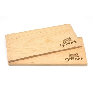 Set 2 placi din lemn de cires XL 30x14,5x1 cm pentru gatit la gratar Grillart - GA-1003-5 - Img 2