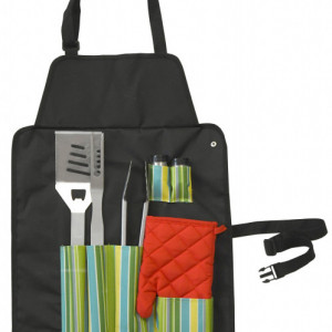 Set 7 ustensile pentru gratar+sort Cattara TT13107