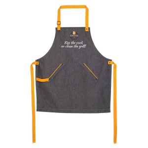 Sort denim gri Kiss the cook or clean the grill Brenton - BRNT42