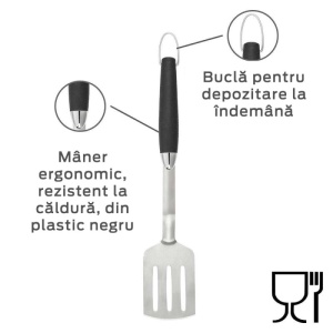 Spatula pentru gratar Wenko Black Outdoor Kitchen - 55003100 - Img 2