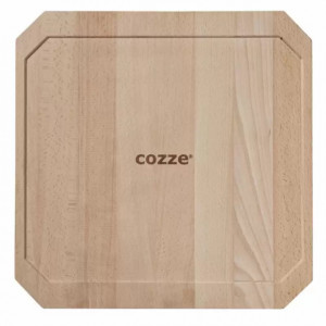 Tava reversibila din fonta cu suport din bambus pentru servire Cozze 33 x 33 cm - 90327 5