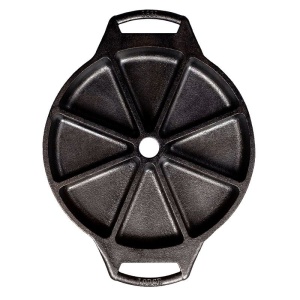Tava rotunda din fonta cu 8 triunghiuri pentru tarta Lodge 22,7 cm - L-BW8WP - Img 2