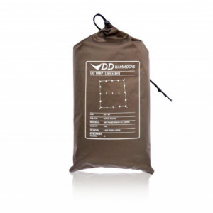 Tenda DD 3×3 Prelata Coyote Brown DDHammocks - 0610370597156