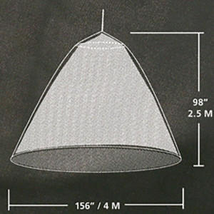 Plasa Anti Tantari Coghlans Travellers - C9770 dimensiuni