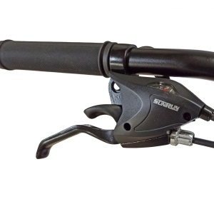 Bicicleta BR TSUNAMI PRO2025 26", 21 viteze, frane pe disc, cadru otel 14.5", manete secventiale, fluo - Img 8