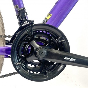 Bicicleta BR TSUNAMI PRO2025 26", 21 viteze, frane pe disc, cadru otel 15", manete secventiale, violet - Img 7