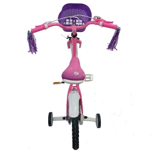 Bicicletă copii BR Linda Kids 16", cadru oțel, roz, varsta 4 - 6 ani - Img 4
