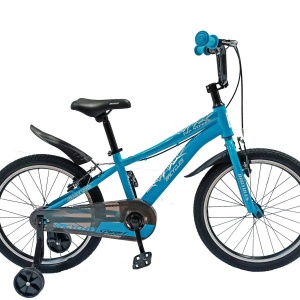 Bicicletă copii BR Neptune 20", cadru oțel, albastru, varsta 7 - 10 ani