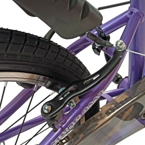 Bicicletă copii BR Neptune 20", cadru oțel, violet, varsta 7 - 10 ani - Img 9