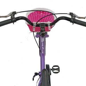 Bicicletă copii BR Neptune Kids 16", cadru oțel, violet, varsta 4 - 6 ani - Img 9