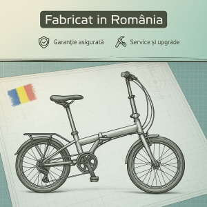 Bicicleta Electrica Pliabila Devron 20201 - 20 inch, S, Negru - Img 5