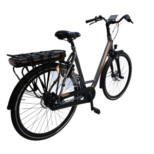 Bicicleta Electrica Stella Livorno Dama FDST RTE 2.0 - 28 Inch, L, Gri - Img 4