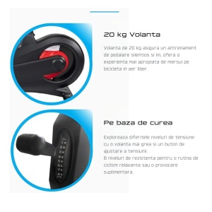 Bicicleta Fitness Spin Bike Profesionala Dhs 8938 - Img 4