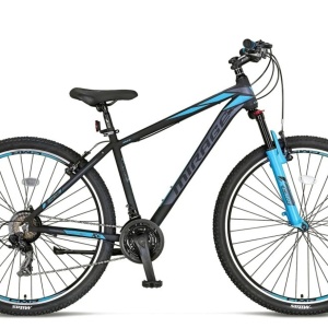 Bicicleta MTB-HT 27.5" UMIT Mirage V, cadru aluminiu 20", frane V-Brake, 21 viteze, antracit/albastru