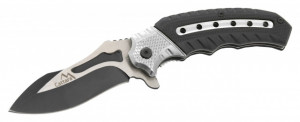 Briceag Cobra Cattara lama 9.5cm argintiu/negru TT13258