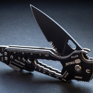 Briceag True Utility Smartknife, lama 6cm, Negru - Img 3