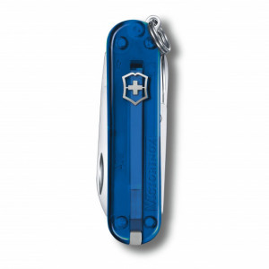 Briceag Victorinox SD Classic Transparent, Deep Ocean - 0.6223.T2G 2