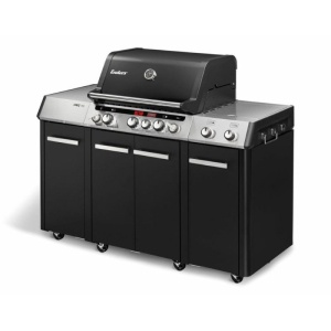Bucatarie pe gaz, 3 arzatoare inox, arzator infrarosu ajustabil, grile fonta, Enders Uniq Pro 3 IK Kitchen Turbo - 860833 - Img 2