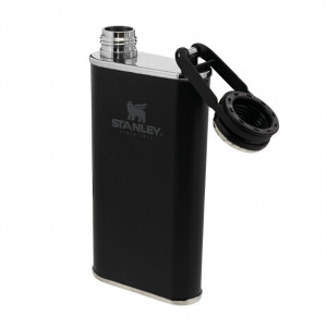 Butelca Stanley pentru alcool The Easy Fill Wide Mouth Flask Stanley Matte Black Pebble 0.24l - 10-00837-127 4