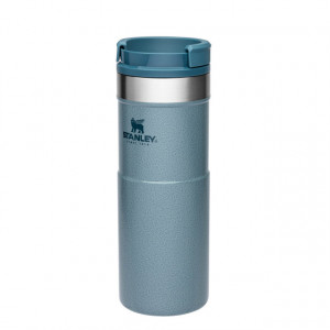 Cana Termoizolanta Stanley The NeverLeak Travel Mug Hammertone Ice 0.47L - 10-09851-009 2