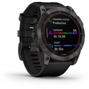 Ceas Garmin Fenix 7X Sapphire Solar Carb.Gray TI/Black 51MM EMEA - HG.010.02541.11 3