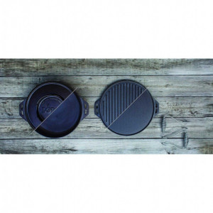 Ceaun din fonta multifunctional Lodge Cook-It-All 35,5 cm 6,5 litri L-14CIA 4