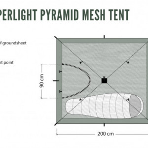 Cort 1 Persoana DD SuperLight –Pyramid-panza anti insecte - 0707273933744 7