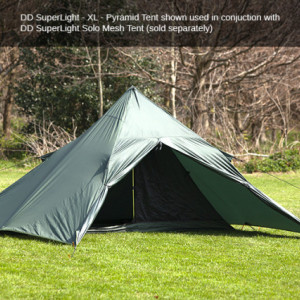 Cort 2 pers DD Hammocks SuperLight Pyramid Tent XL - 0707273932099 2