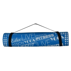 Covoras Yoga Exclusive - 100 X 60 X 1 Cm, Albastru - Img 3