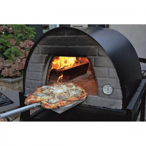 Cuptor traditional pentru pizza pe lemne Maximus negru - MAXIMUSBLACK 6