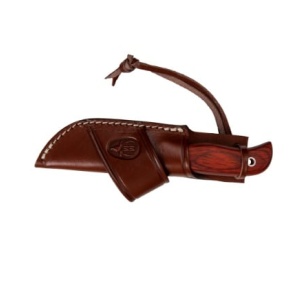 Cutit Outdoor Muela MUSTANG-8R,maner lemn presat coral, lama 8 cm - Img 3