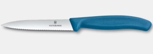 Cutit pentru decojit Victorinox Swiss Classic Paring Knife, lama 10cm, maner albastru Polipropilena - 6.7732.C1