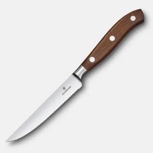 Cutit pentru friptura Victorinox Grand Maitre Steak Knife, lama 12cm, Wood 7.7200.12WG - Img 3