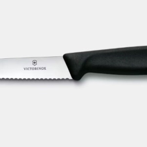 Cutit pentru friptura Victorinox Swiss Classic Steak&Pizza Knife, lama 11cm, Black - 6.7233