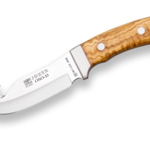 Cutit pentru jupuit Joker Oso D, maner lemn maslin, lama 12cm CO55