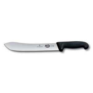 Cutit pentru macelarie Victorinox Butcher Knife, lama 25cm, Black 5.7403.25