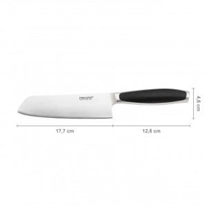 Cutit Santoku Fiskars Royal, 17 cm - Img 3