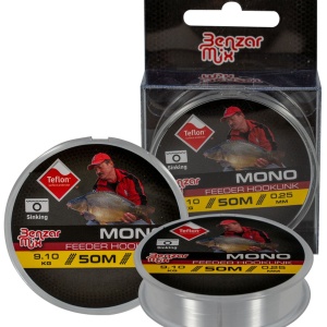 Fir Monofilament Benzar Mono Feeder Hooklink Transparent, 50m