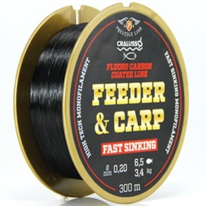 Fir Monofilament Cralusso Feeder&Carp, Negru, 150m