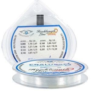 Fir Monofilament Cralusso Hooklength Line Soft & Strong, Transparent, 50m