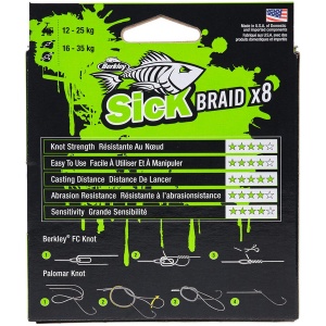 Fir Textil Berkley Sick Braid Flame Green 150m - Img 4