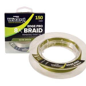 Fir Textil EnergoTeam Wizard Edge Pro 8X Braid, Olive Green, 150m