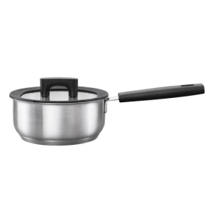 FISKARS Cratita cu capac, din otel inoxidabil, fara acoperire antiaderenta, Fiskars Hard Face, 1.8 l, 18 cm - 1052239 - Img 2