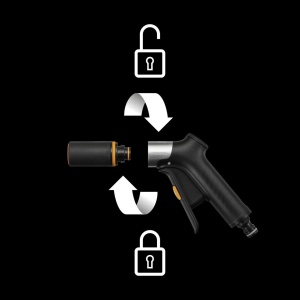 FISKARS Pistol pentru stropit, jet ajustabil, FiberComp - 1067193 - Img 4