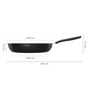 FISKARS Tigaie din aluminiu, antiaderenta, Fiskars Functional Form, 28 cm - 1026574